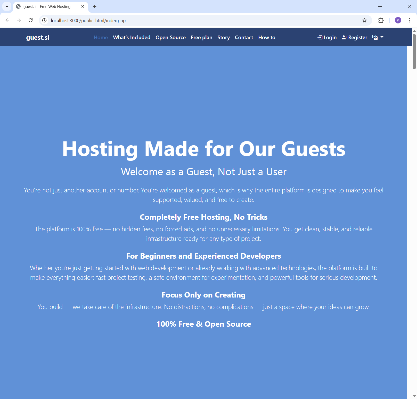 Find the Register button